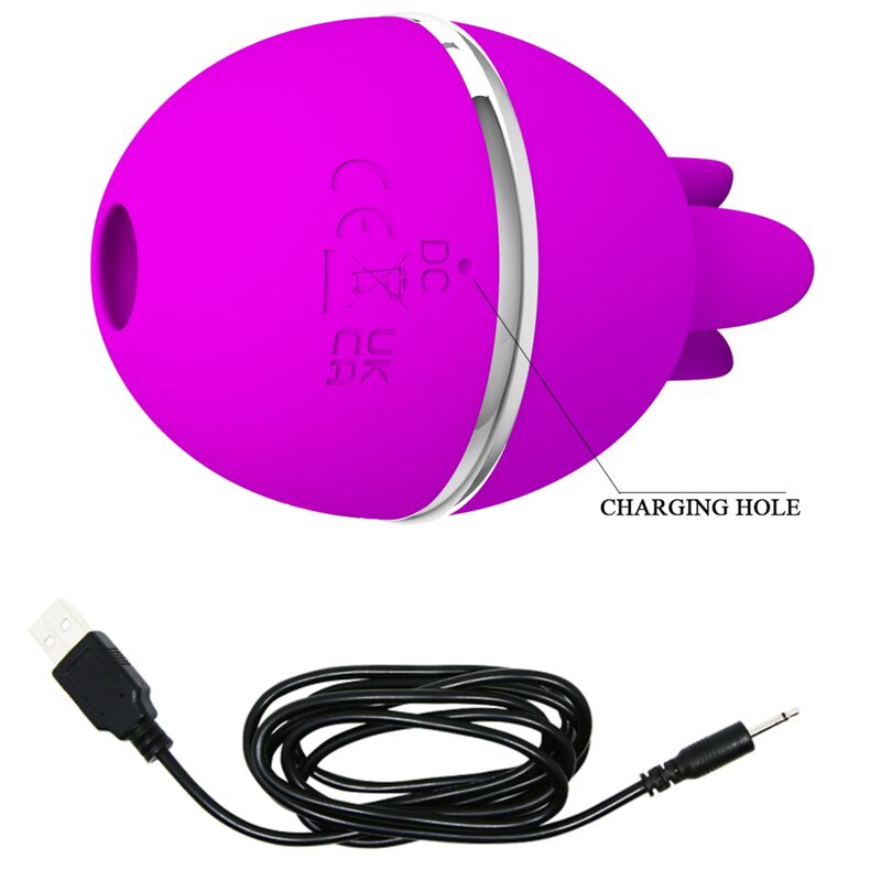 PRETTY LOVE - GEMINI BALL LILA RUNDER SILIKONVIBRATOR