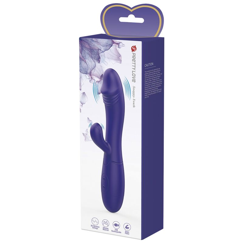 PRETTY LOVE - SNAPPY YOUTH VIBRATOR &amp; G-SPOT-STIMULATOR VIOLETT