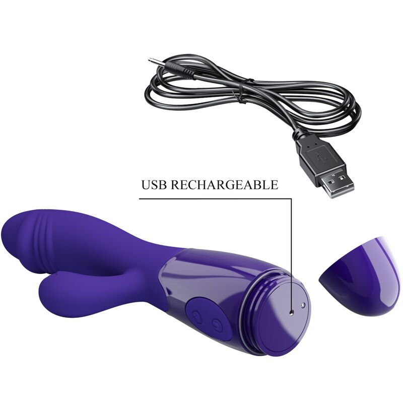 PRETTY LOVE - SNAPPY YOUTH VIBRATOR &amp; G-SPOT-STIMULATOR VIOLETT