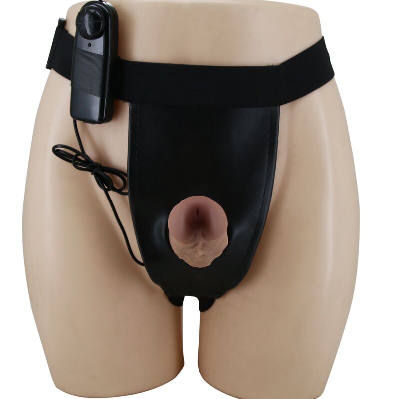 PRETTY LOVE - HARNESS BRIEFS WITH VIBRATION DILDO INCLUDED