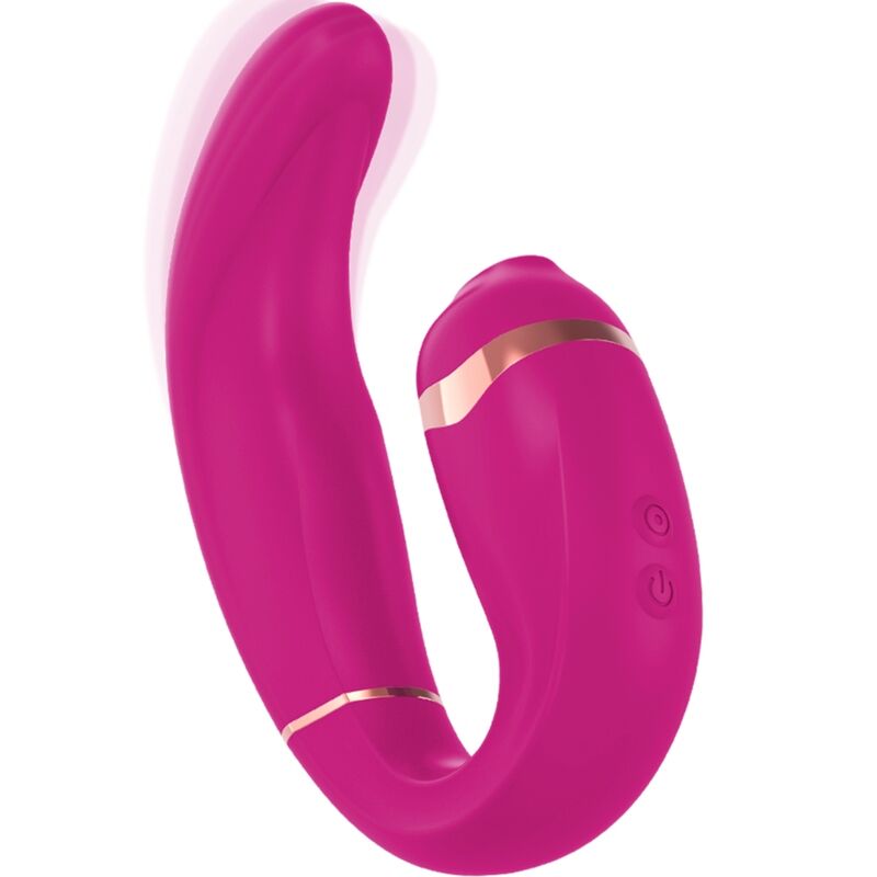 ADRIEN LASTIC - MYG KLITORIS-SAUGER UND G-SPOT-STIMULATOR ROSA