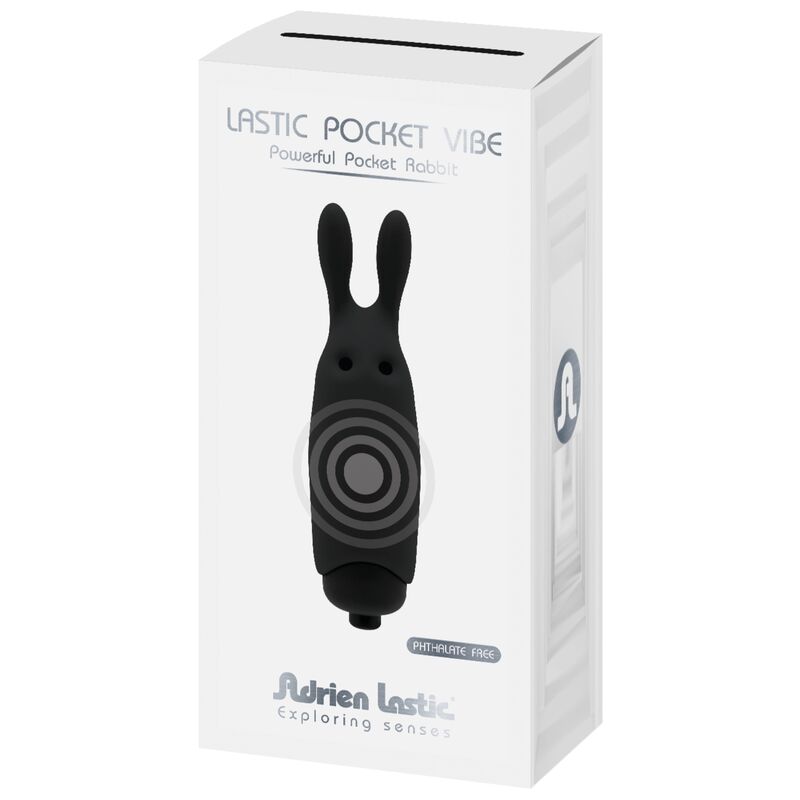 ADRIEN LASTIC - LASTIC POCKET SCHWARZER RABBIT-VIBRATOR