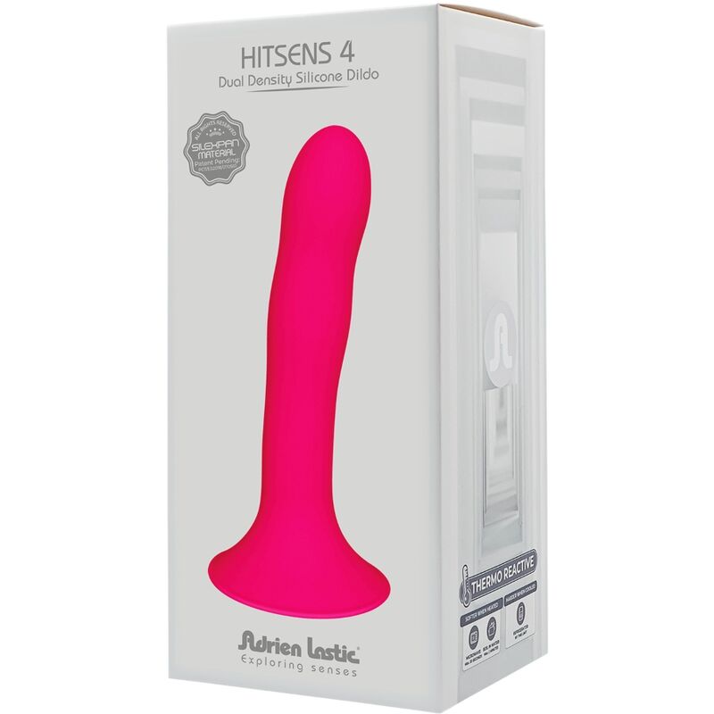 ADRIEN LASTIC - HITSENS 4 SILICONE DILDO FUCHSIA