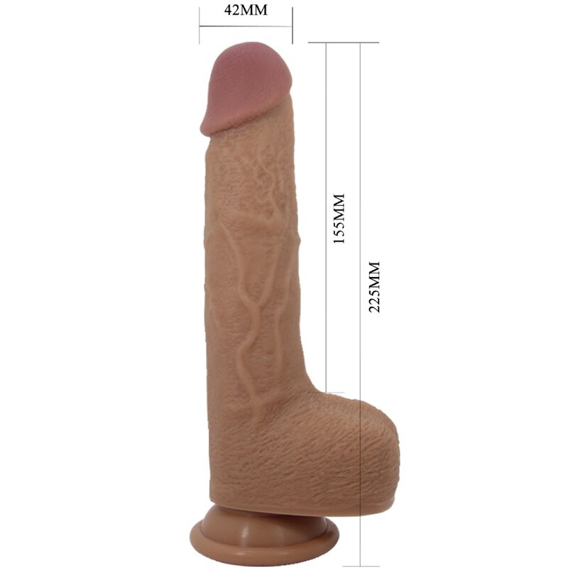 PRETTY LOVE - TOMMY VIBRATORE DILDO REALISTICO 22,5 CM