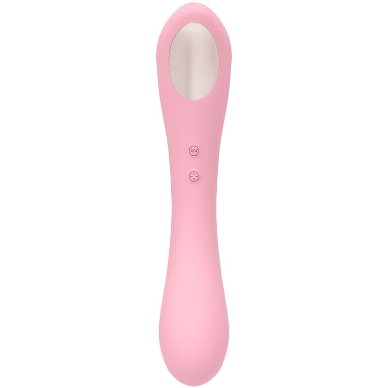 FEMINTIMATE - DAISY MASSAGER SUCTION AND VIBRATOR PINK