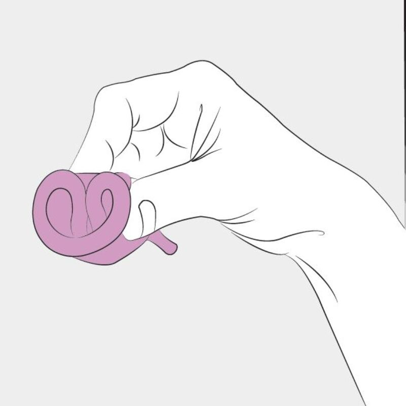 FEMINTIMATE - EVE MENSTRUATIONSTASSE AUS SILIKON - GRÖSSE S