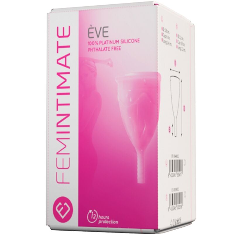 FEMINTIMATE - EVE MENSTRUATIONSTASSE AUS SILIKON - GRÖSSE S