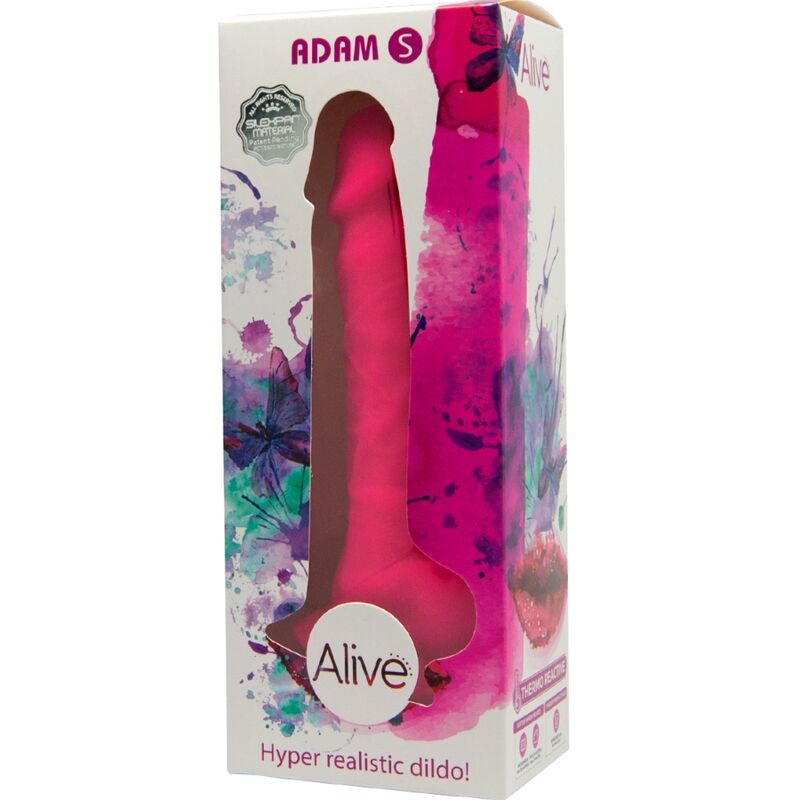 ALIVE - ADAM S PENE REALISTICO FUCSIA 17,75 CM