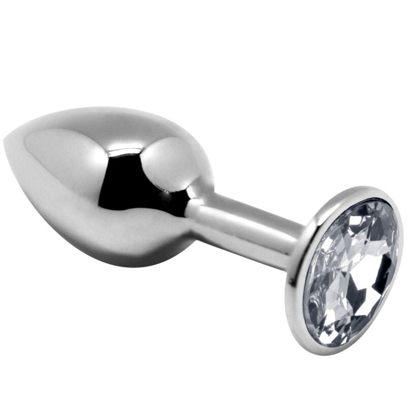 ALIVE - ANAL PLEASURE MINI PLUG METALL WEISS GRÖSSE M