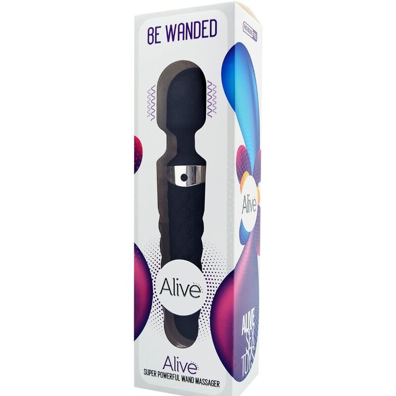 ALIVE - BE WANDED VIBRATOR MASSAGER BLACK