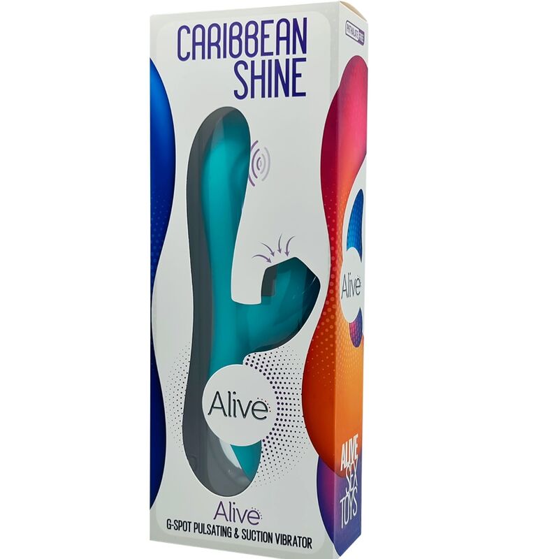 ALIVE - CARIBBEAN SHINE VIBRATOR &amp; SAUGER BLAU