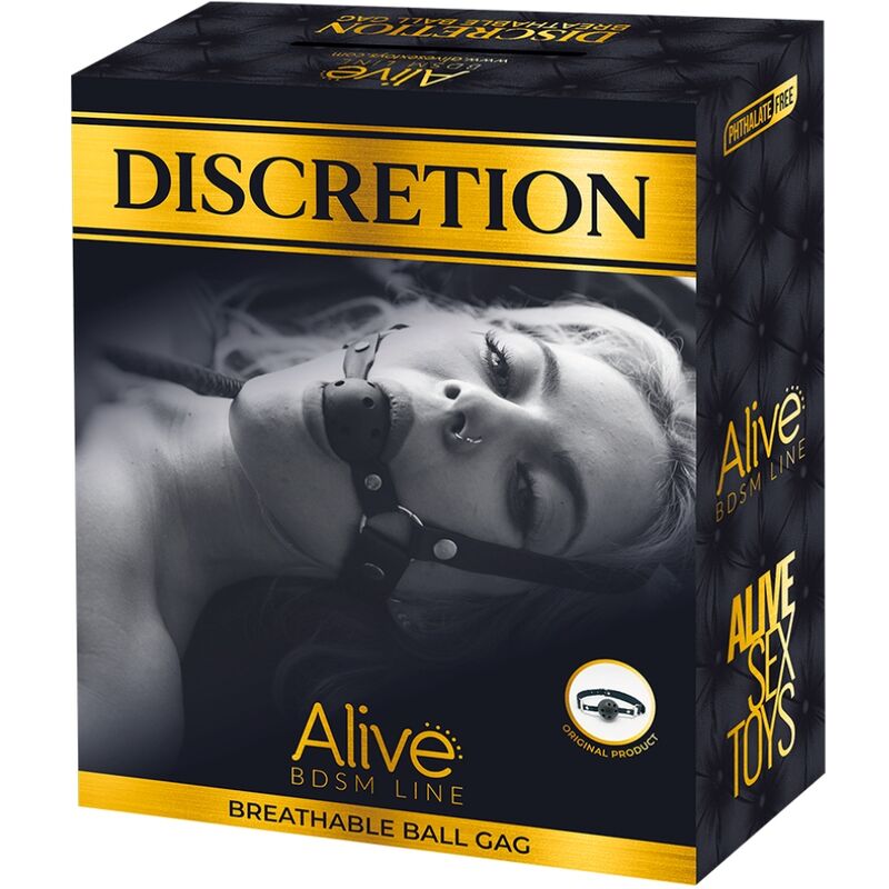 ALIVE - DISCRETION BAVAGLIO TRASPIRANTE NERO