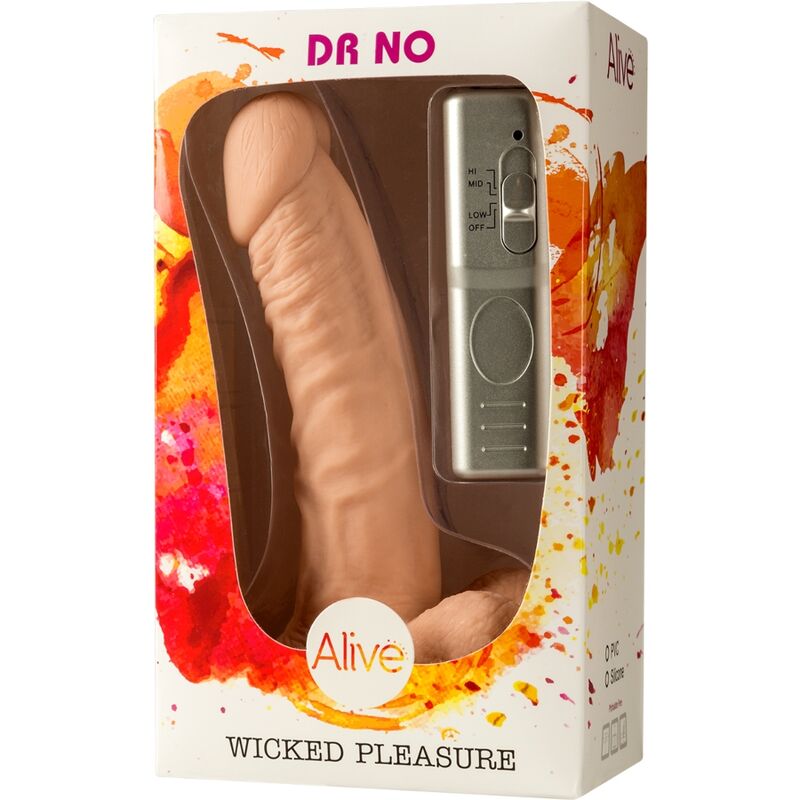 ALIVE - DR. NO REALISTISCHER PENISVIBRATOR 18 CM