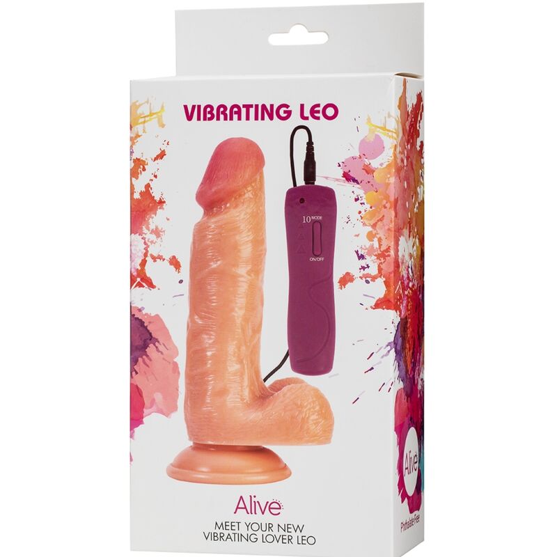 ALIVE - LEO VIBRATORE PENE REALISTICO 17 CM