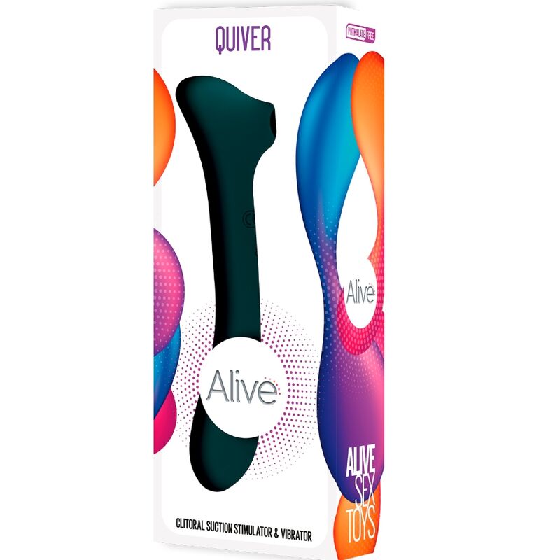 ALIVE - QUIVER SUCKER &amp; VIBRATOR GRÜN