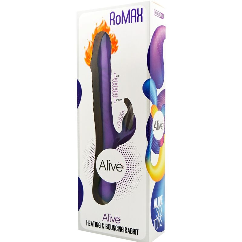 ALIVE - ROMAX VIBRATORE CONIGLIO SILICONE VIOLA