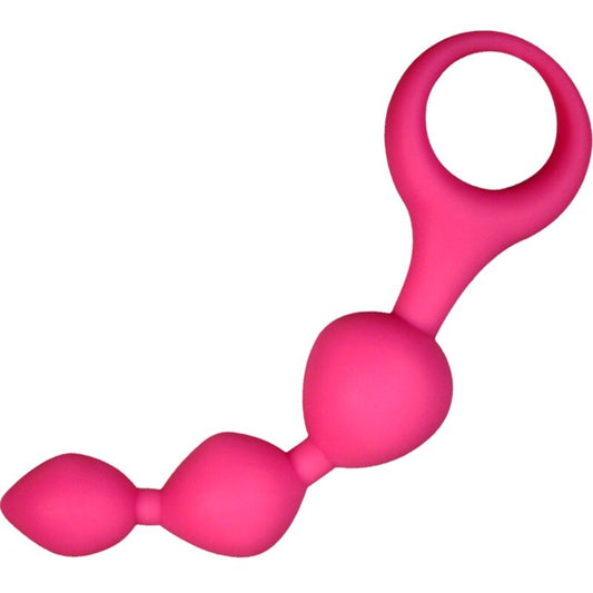 ALIVE - TRIBALL PALLINE ANALI IN SILICONE ROSA 15 CM