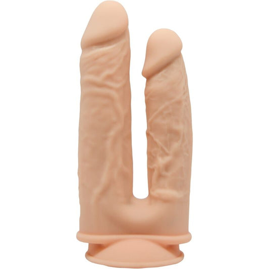 SILEXD - MODEL 1 REALISTISCHER PENIS DOBLE PENETRACION PREMIUM SILEXPAN SILIKON 17,5 / 19,5 CM