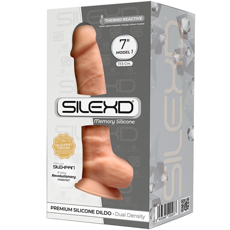 SILEXD - MODELLO 1 PENE REALISTICO PREMIUM SILEXPAN SILICONE 17,5 CM