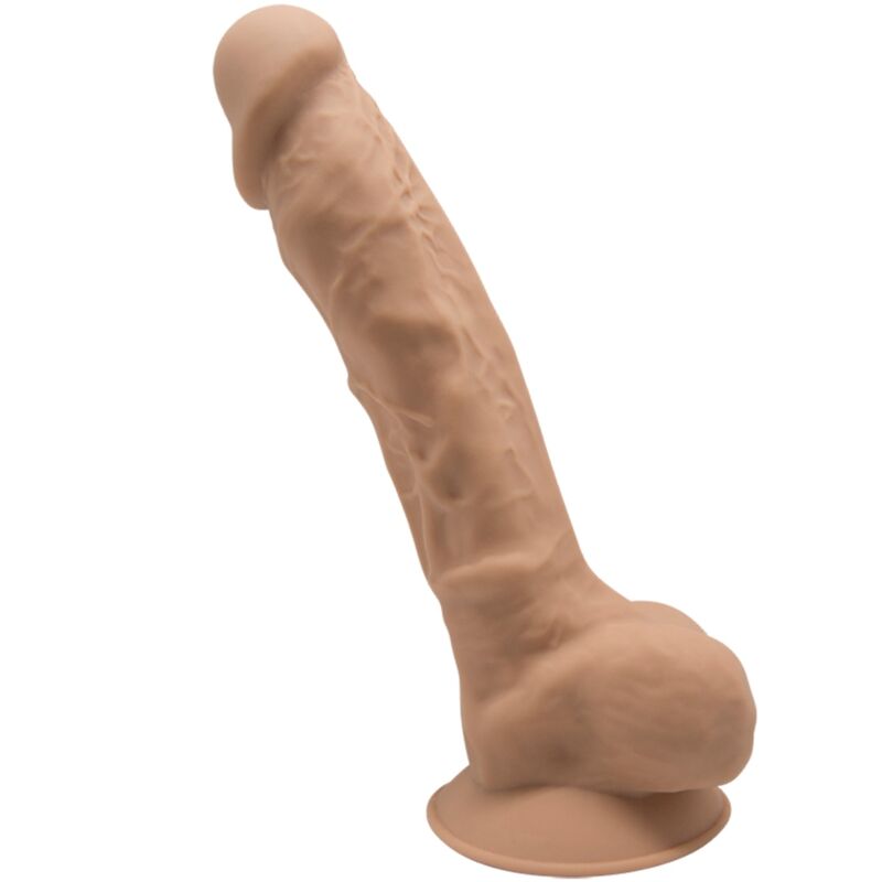 SILEXD - MODELL 1 REALISTISCHER PENIS PREMIUM SILEXPAN SILIKON KARAMELL 17,5 CM