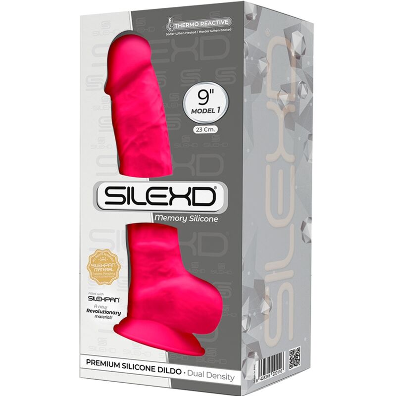 SILEXD - MODELL 1 REALISTISCHER PENIS PREMIUM SILEXPAN SILIKON PINK 23 CM