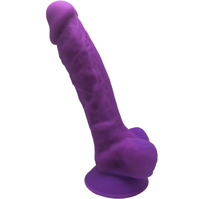 SILEXD - MODELL 1 REALISTISCHER PENIS PREMIUM SILEXPAN SILIKON VIOLETT 17,5 CM