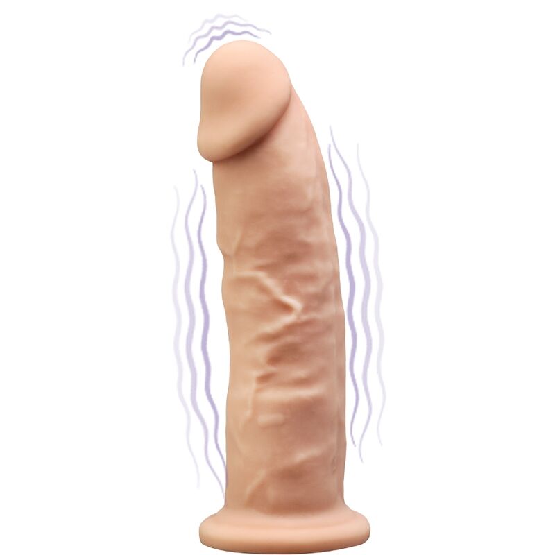 SILEXD - MODELLO 1 VIBRATORE PER PENE REALISTICO SILICONE PREMIUM SILEXPAN 17,5 CM