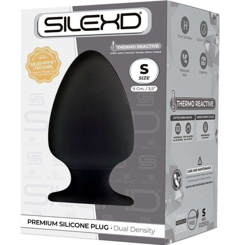 SILEXD - MODELLO 1 TAPPO ANALE SILEXPAN PREMIUM SILICONE PREMIUM TERMOREATTIVO TAGLIA S