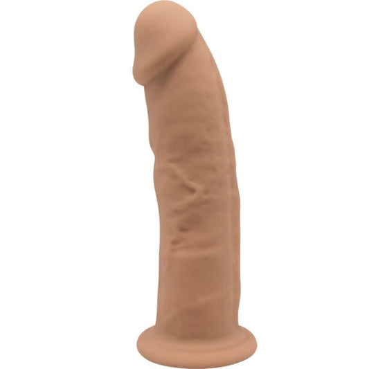 SILEXD - MODELLO 2 PENE REALISTICO PREMIUM SILEXPAN SILICONE CARAMELLO 15,4 CM