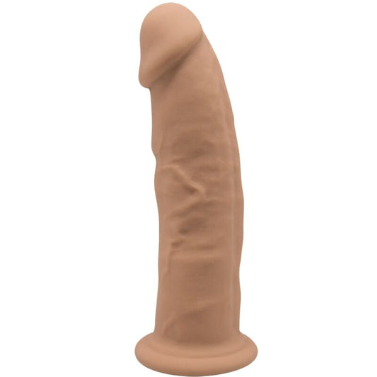 SILEXD - MODELLO 2 PENE REALISTICO PREMIUM SILEXPAN SILICONE CARAMELLO 19 CM