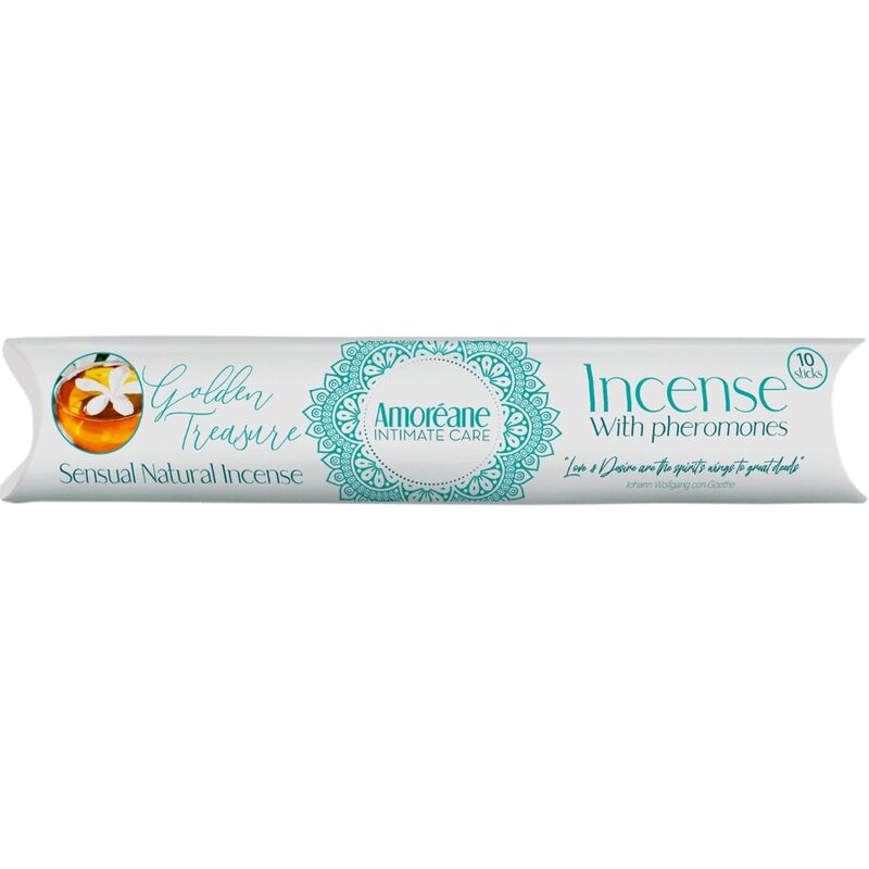 AMOREANE - GOLDEN TREASURE RÄUCHERSTÄBCHEN MIT PHEROMONEN JASMIN AROMA