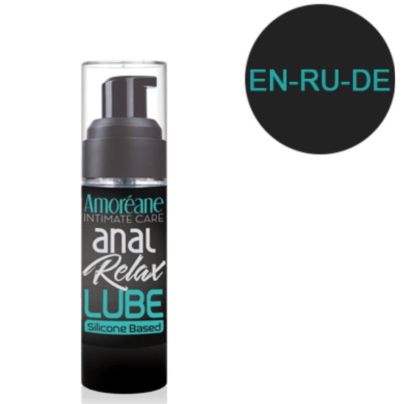 AMOREANE – ANAL-SCHMIERMITTEL AUF SILIKONBASIERUNG 30 ML EN/RU/DE