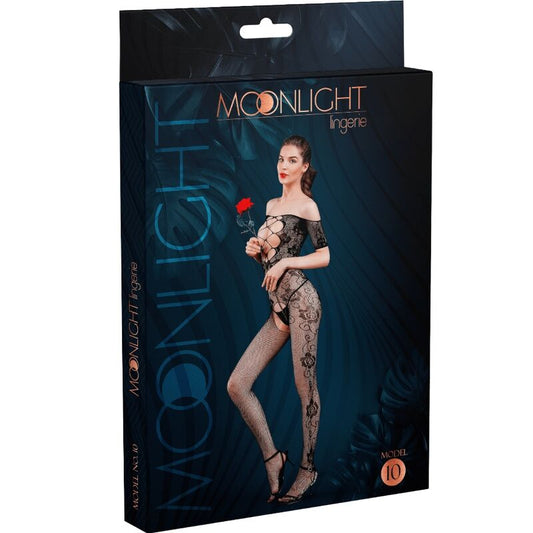 MOONLIGHT - MODELL 10 BODYSTOCKING SCHWARZ EINE GRÖSSE