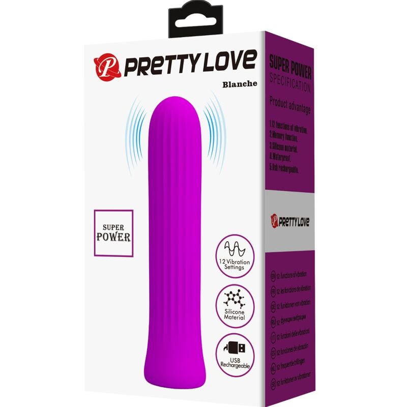 PRETTY LOVE - BLANCHE ROSA STIMULATOR-VIBRATOR