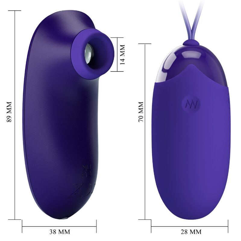 PRETTY LOVE - STIMOLATORE E Ovulo PORTATILE