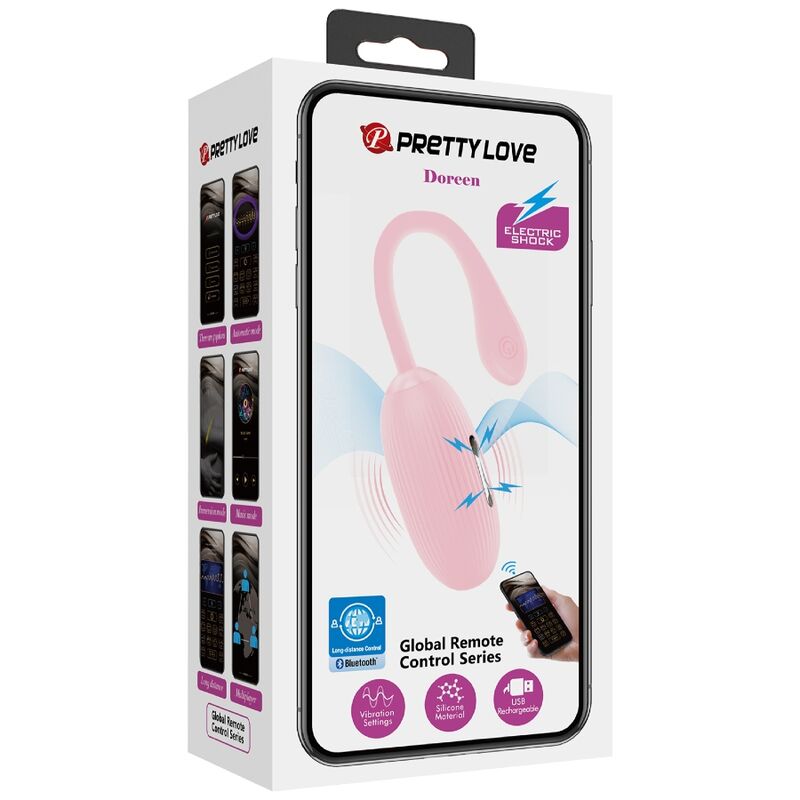 PRETTY LOVE - DOREEN PINK WIEDERAUFLADBARES VIBRIERENDES EI