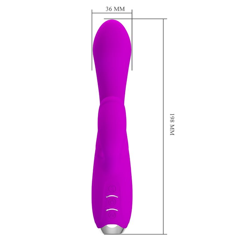 PRETTY LOVE - GLORIA WIEDERAUFLADBARER RABBIT-VIBRATOR - WASSERDICHT LILA