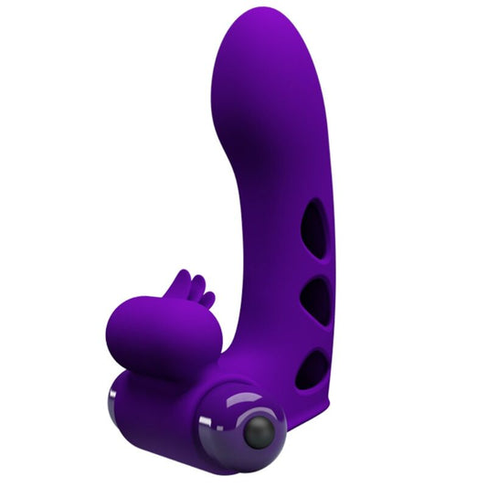 PRETTY LOVE - ORLANDO LILA VIBRATOR-FINGERABDECKUNG