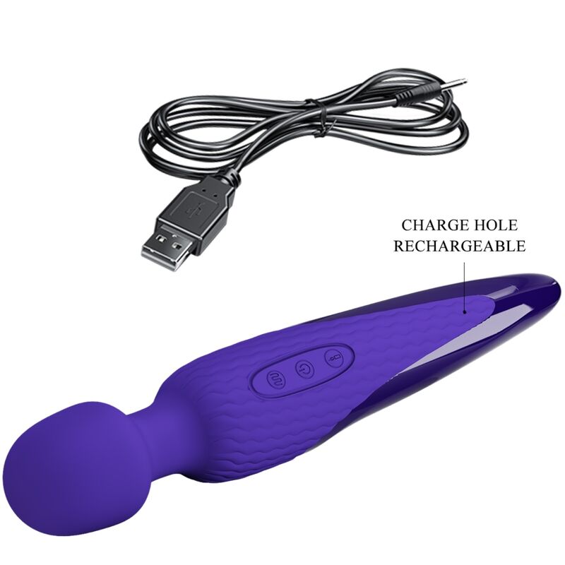 PRETTY LOVE - ANTONY YOUTH WAND VIBRATORE VIOLA EFFETTO CALORE
