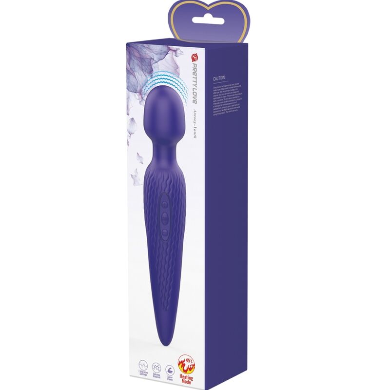 PRETTY LOVE - ANTONY YOUTH WAND VIBRATORE VIOLA EFFETTO CALORE