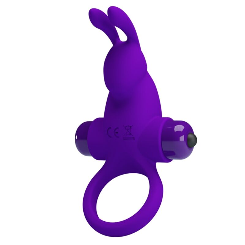 PRETTY LOVE - VIBRATOR RING I RABBIT FOR PURPLE PENIS