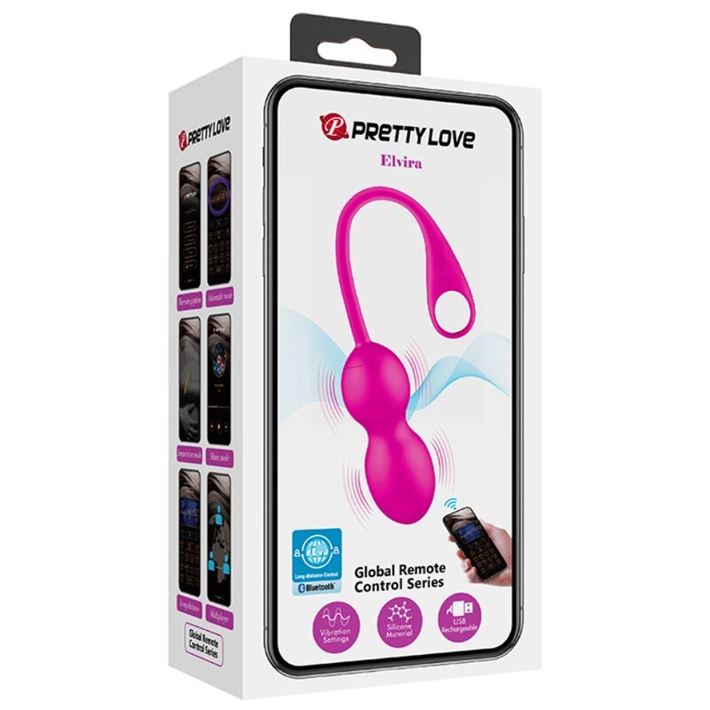 PRETTY LOVE - ELVIRA PALLINE VIBRANTI RICARICABILI ROSA