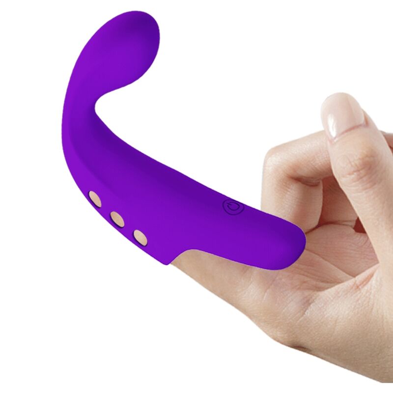 PRETTY LOVE - GORGON PURPLE WIEDERAUFLADBARER FINGERVIBRATOR