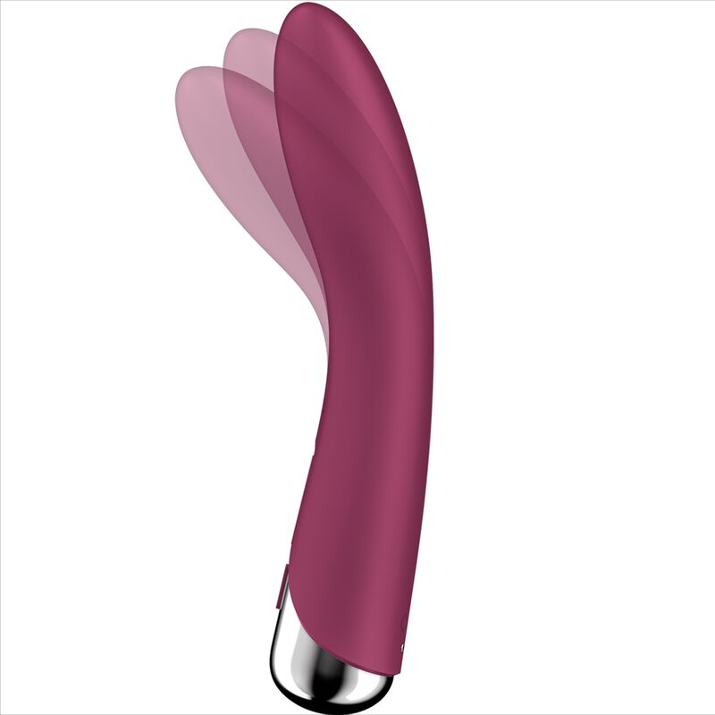 SATISFYER - VIBRATORE ROTANTE SPINNING VIBE 1 G-SPOT ROSSO