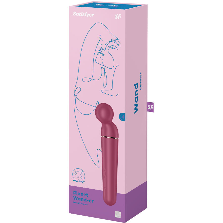 SATISFYER - PLANET WAND-ER VIBRATOR MASSAGER BERRY