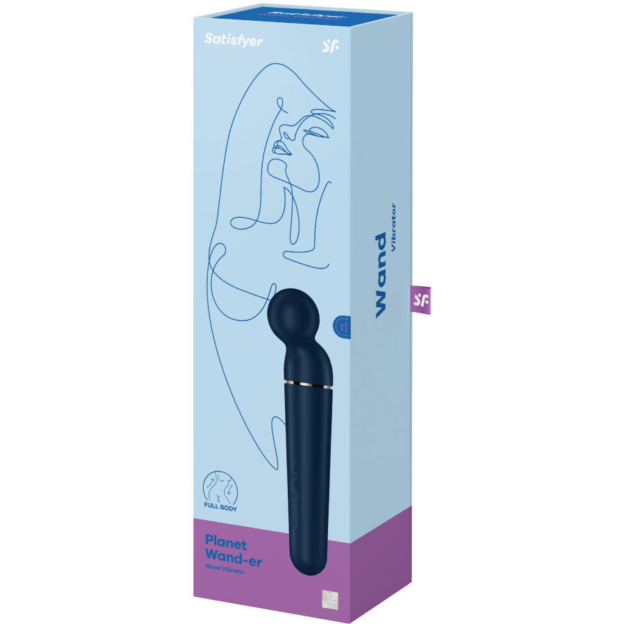 SATISFYER - PLANET WAND-ER VIBRATOR MASSAGER BERRY