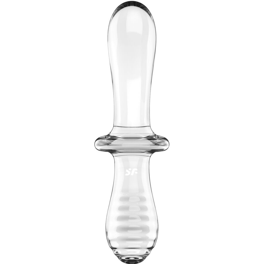 SATISFYER - DOPPELTER KRISTALLDILDO TRANSPARENT