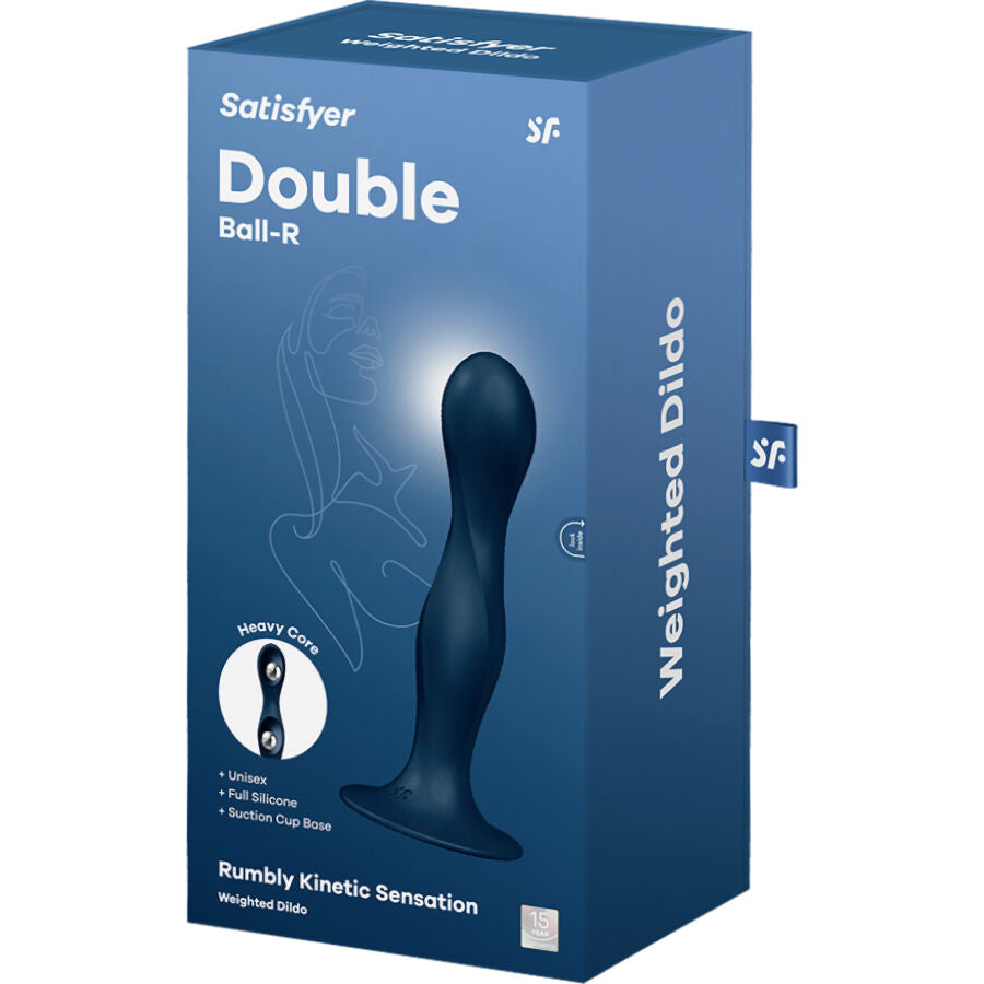 SATISFYER - DILDO IN SILICONE DOPPIA SFERA-R GARNET