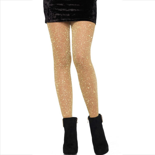 LEG AVENUE - TRANSPARENTE STRUMPFHOSE GOLD