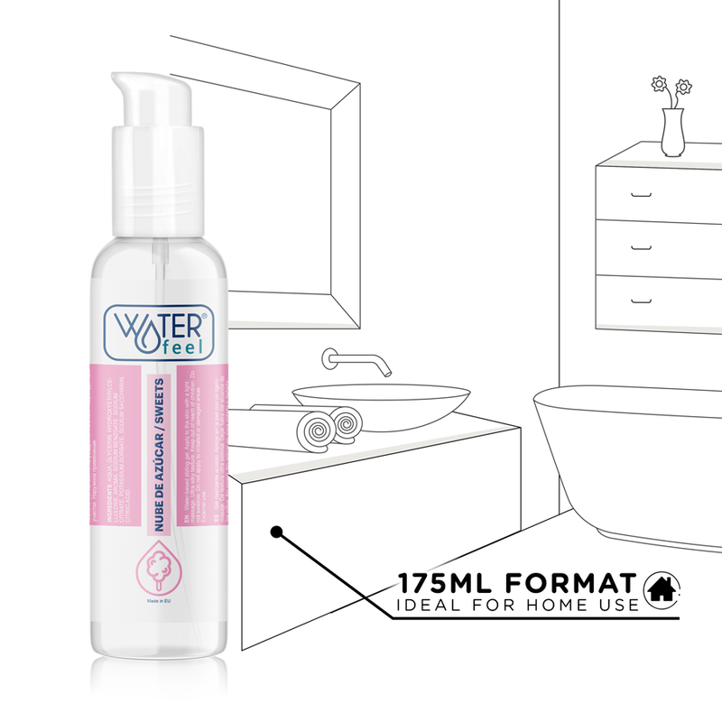 WATERFEEL - LUBRIFICANTE SUGAR CLOUD 175 ML